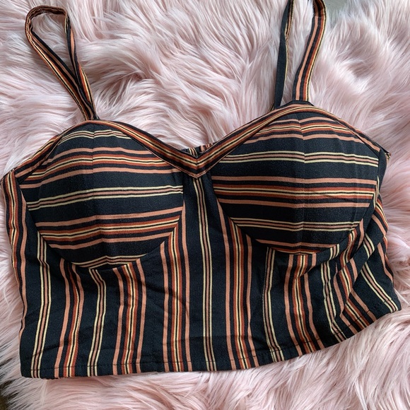 Striped Bustier Top - Picture 5 of 11